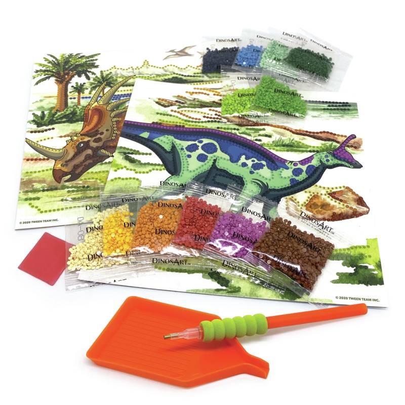 Dinos Art - Dino Steine nach Zahlen