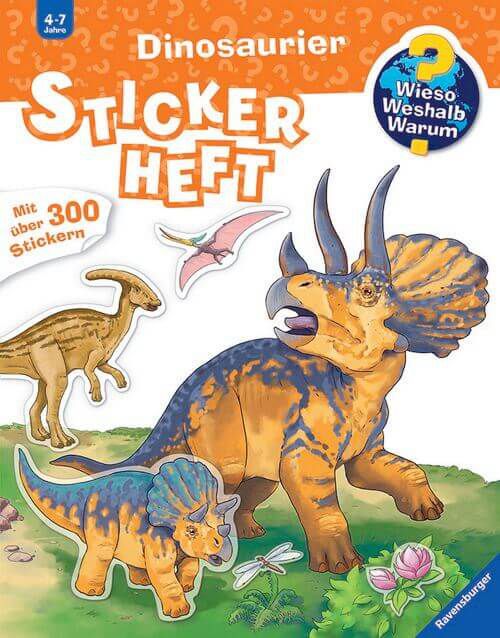Dinosaurier Stickerheft - Wieso? Weshalb? Warum?