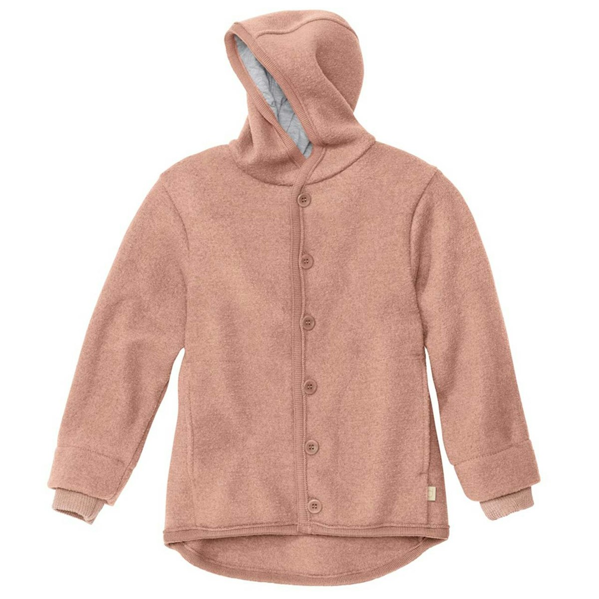 Disana Walkjacke mit Knopfleiste in rosa 122/128