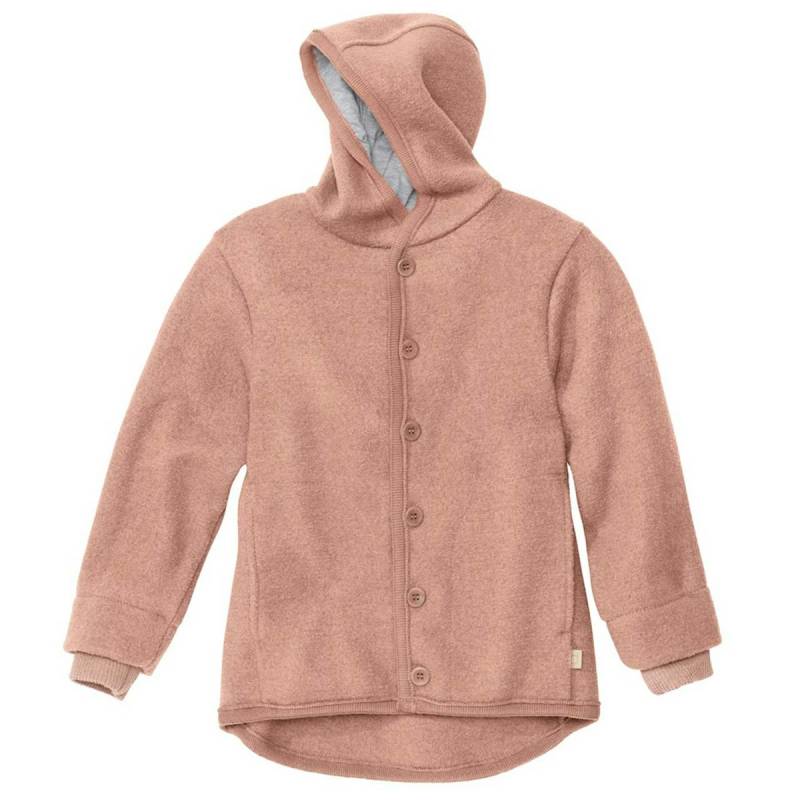 Disana Walkjacke mit Knopfleiste in rosa 134/140