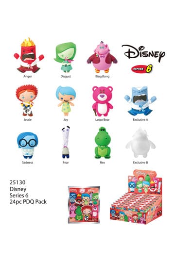 Disney Pixar 3D Taschenanhänger Series 6 Blindbox Sammelfiguren Sammeln + Seltenes