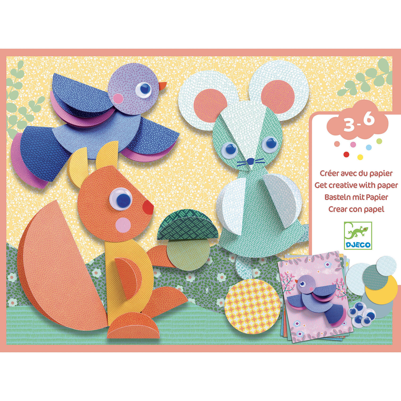 Djeco - Basteln mit Papier / Sticker