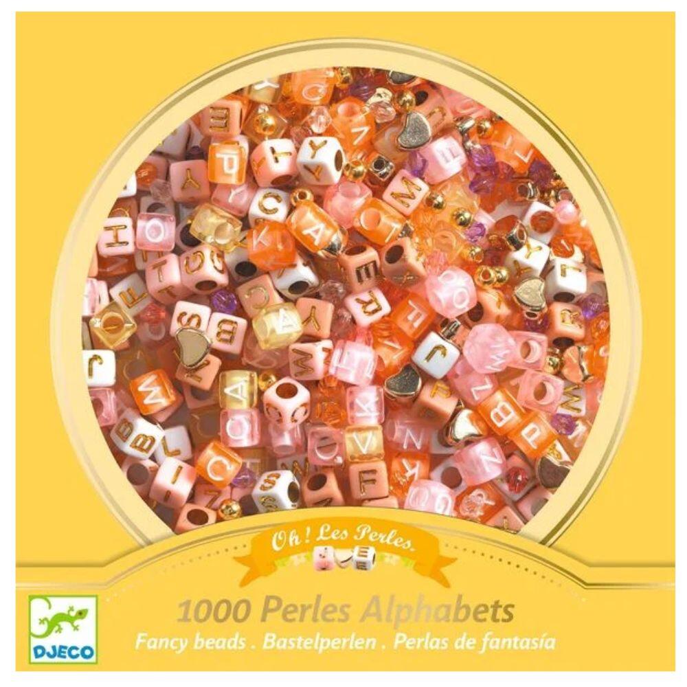 Djeco - Buchstaben Perlen Gold