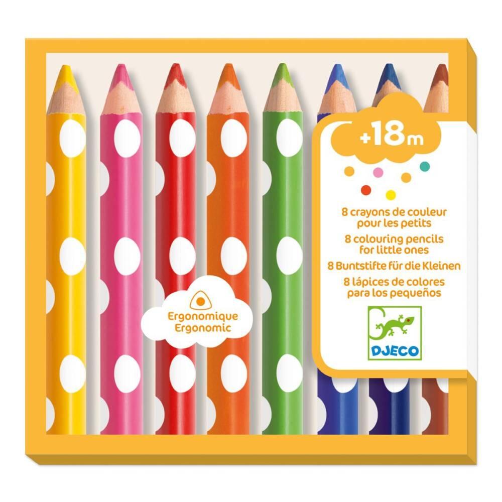 Djeco - Buntstifte dick 8 Stck. Djeco - Buntstifte dick 8 Stck.
