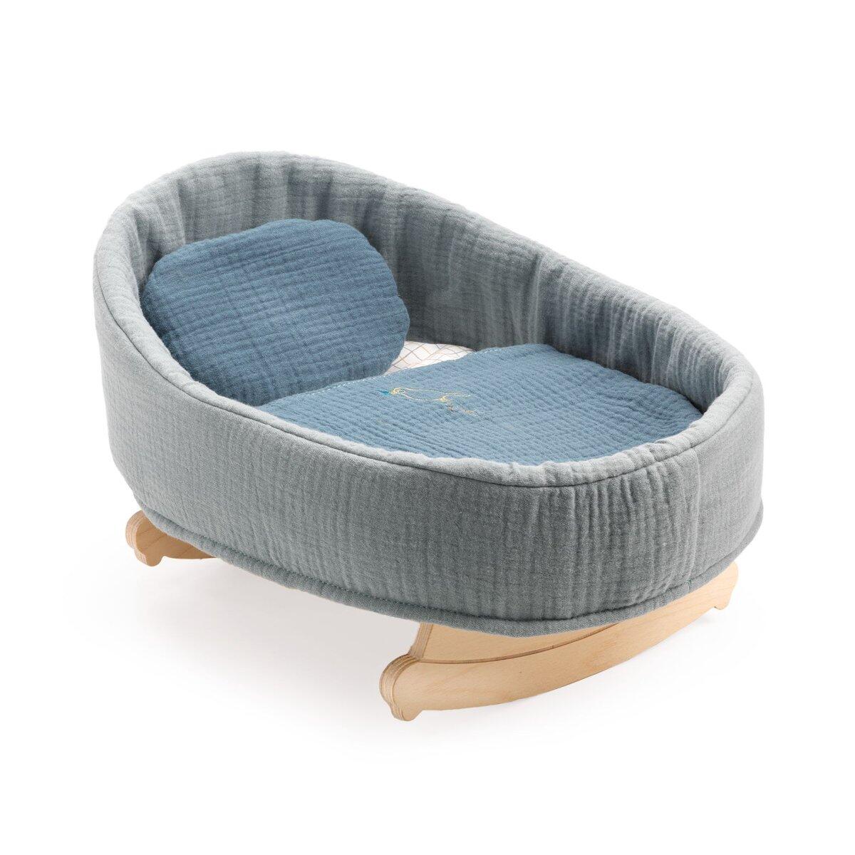 Djeco - DJECO Puppenwiege Pomea Blue Dream Djeco - DJECO Puppenwiege Pomea Blue Dream