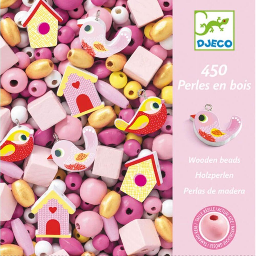 Djeco - Holzperlen Vögel Djeco - Holzperlen Vögel