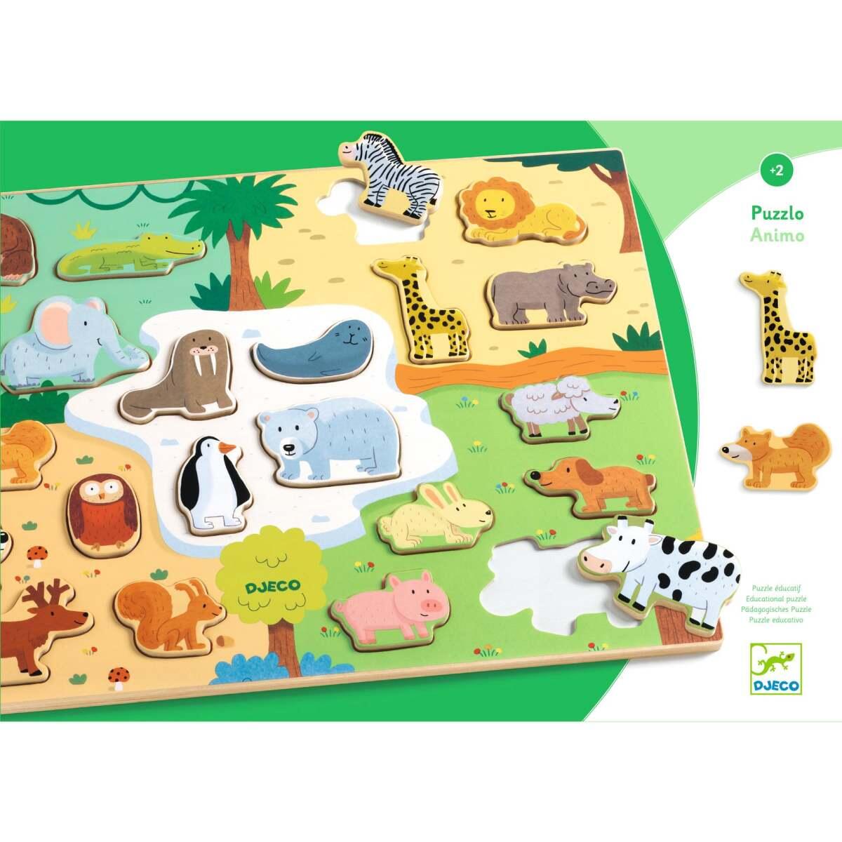 Djeco - Holzpuzzle Animo