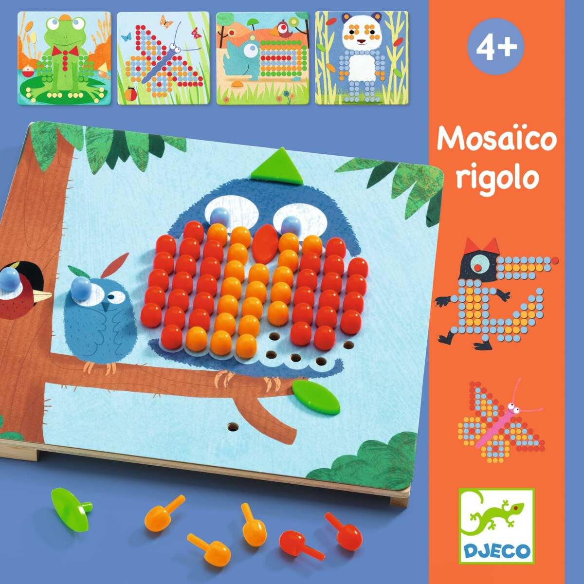 Djeco - Lernspiele Mosaico Rigolo