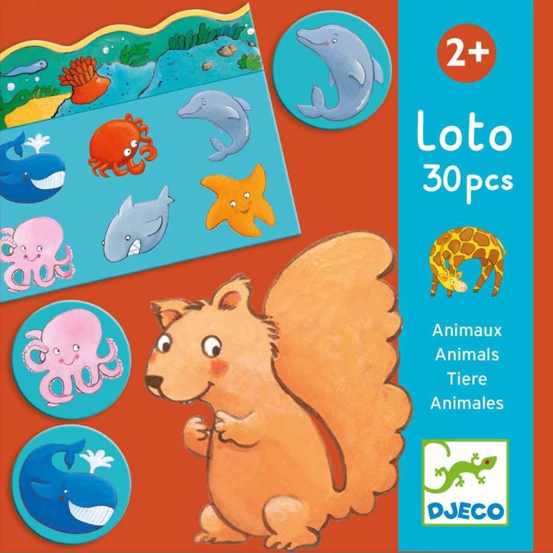 Djeco - Lotto Lernspiel - Tiere Djeco - Lotto Lernspiel - Tiere