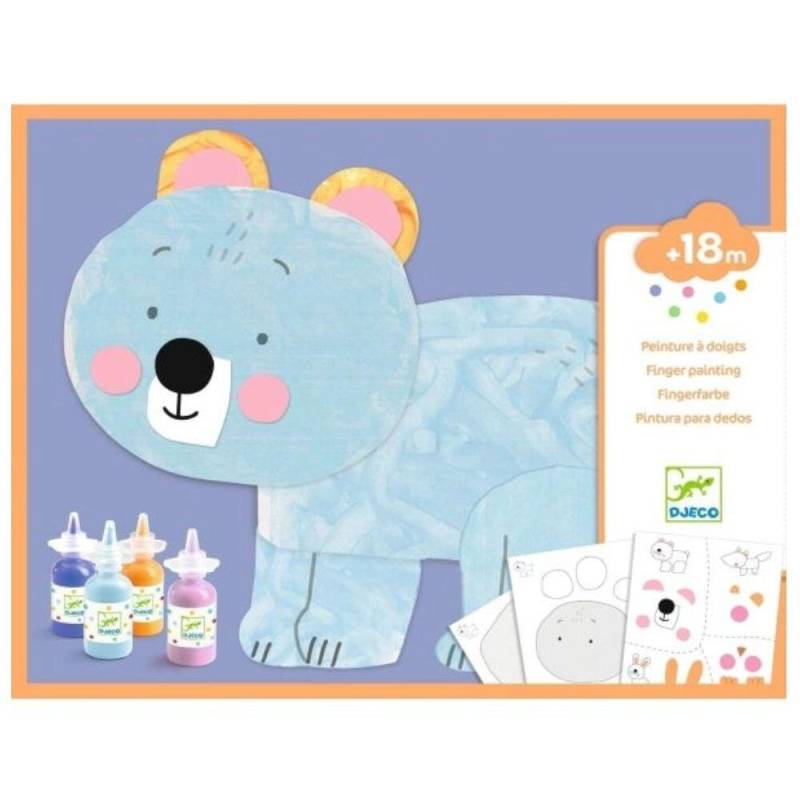 Djeco - Malset 18+: Fingerfarben
