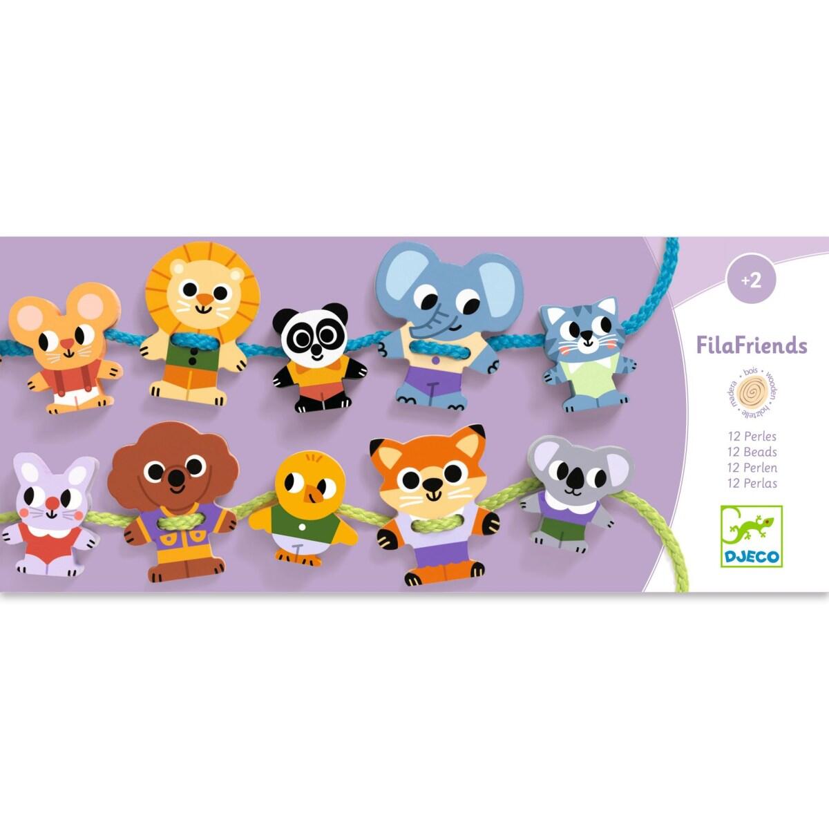 Djeco - Perlen fädeln 2+: FilaFriends