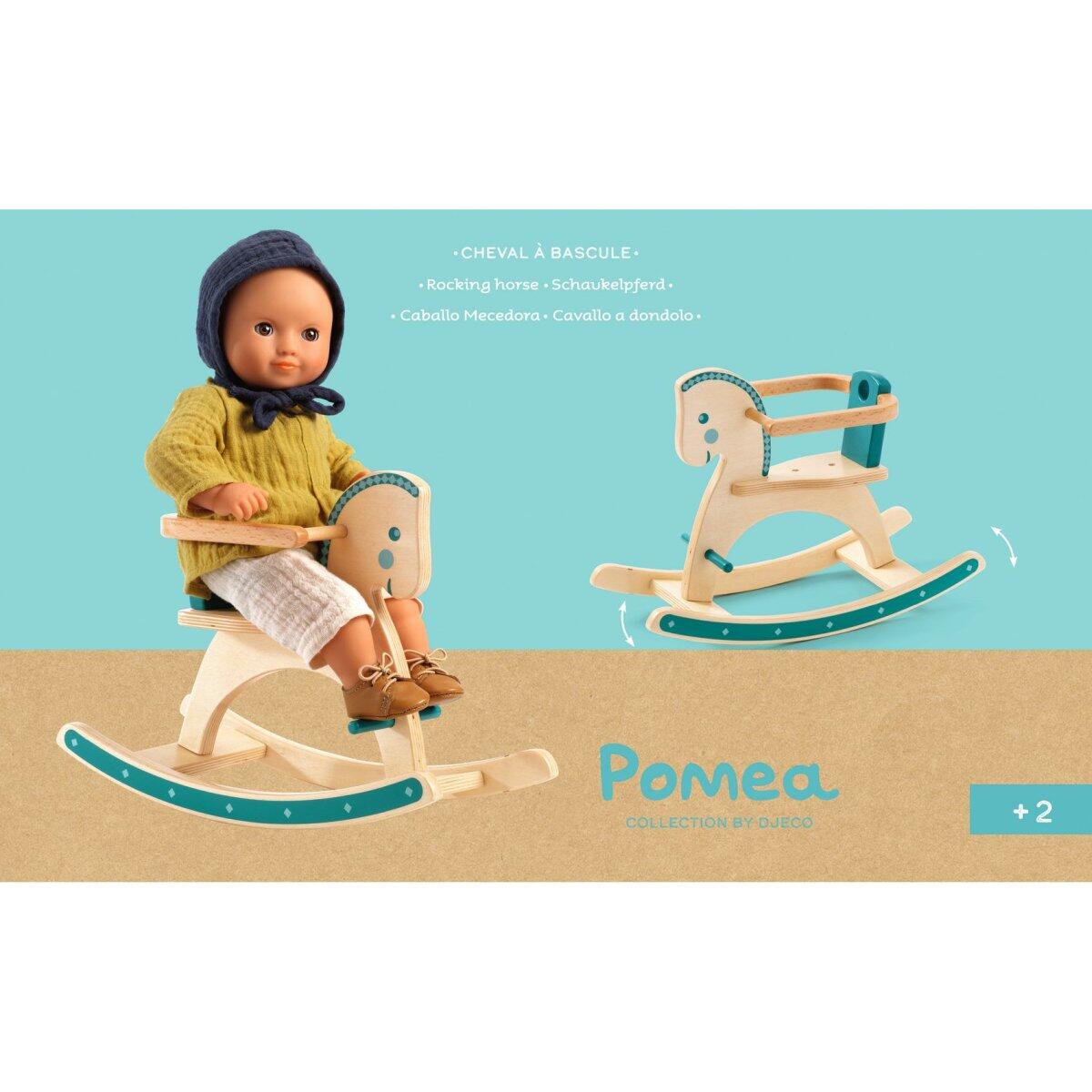 Djeco - Puppen Schaukelpferd Pomea