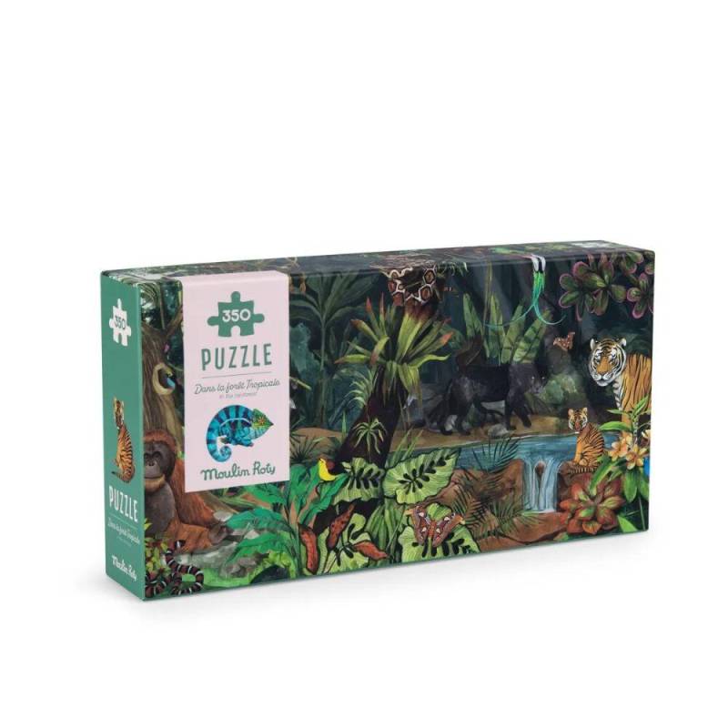 Djeco - Puzzle 350 Teile / Regenwald Djeco - Puzzle 350 Teile / Regenwald