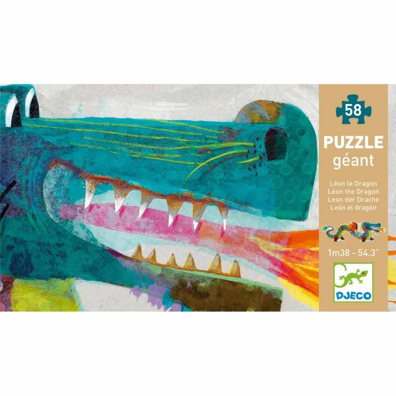 Djeco - Puzzle 58 / Bodenpuzzle Drache Djeco - Puzzle 58 / Bodenpuzzle Drache