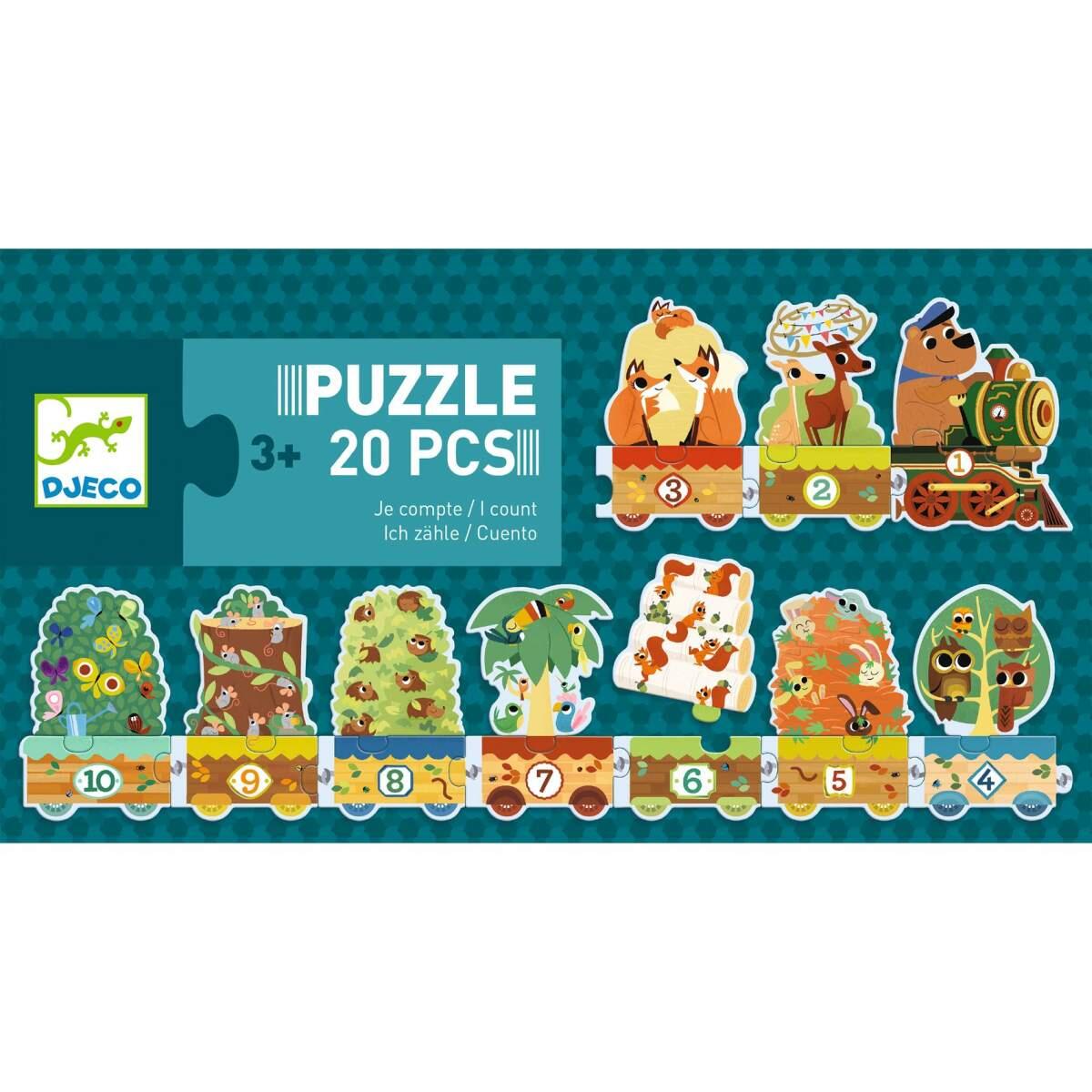 Djeco - Puzzle Zählen 20 Teile
