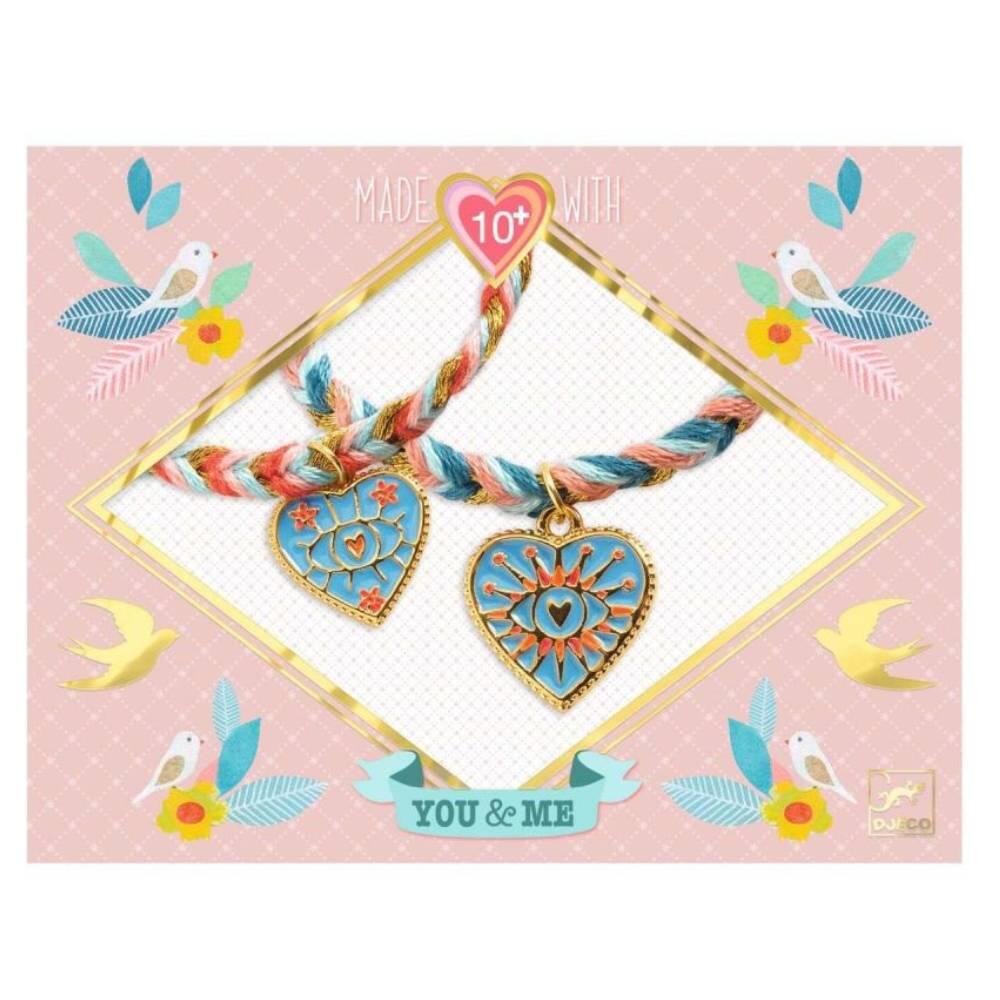 Djeco - Schmuck Basteln Freundschaftsbänder Herzen Djeco - Schmuck Basteln Freundschaftsbänder Herzen
