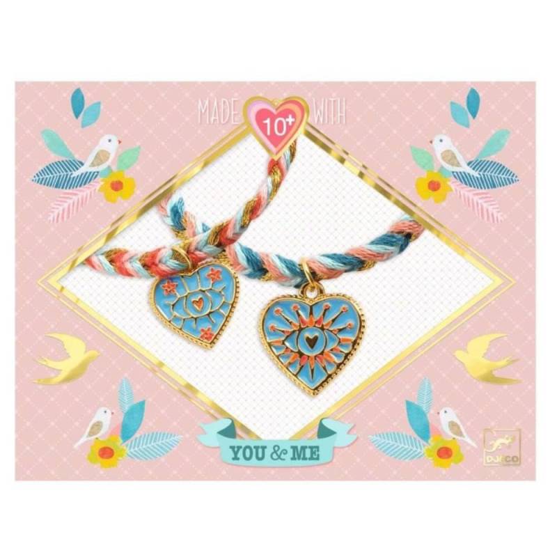 Djeco - Schmuck Basteln Freundschaftsbänder Herzen