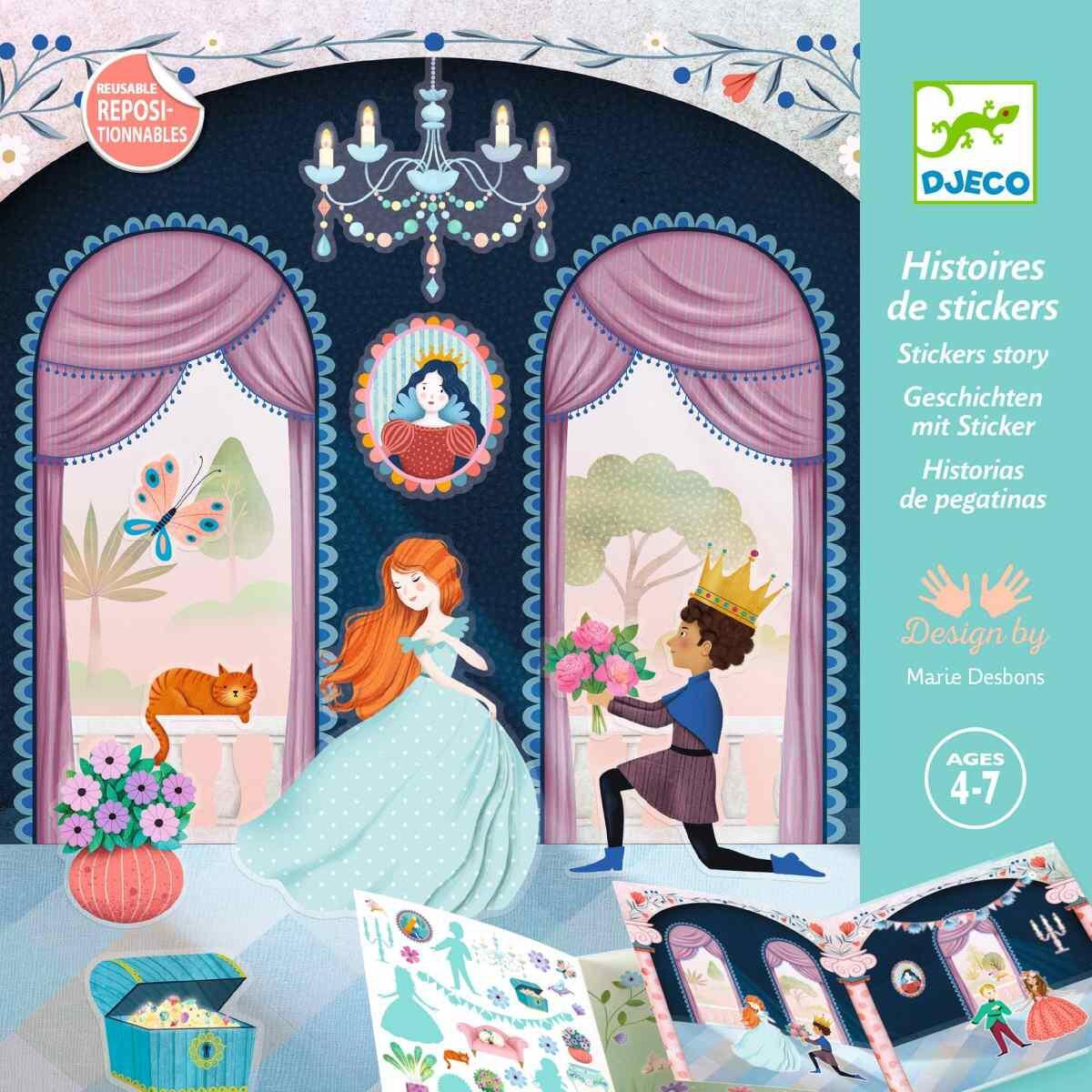 Djeco - Djeco - Stickerbuch: Leben im Schloss - Sticker Djeco - Djeco - Stickerbuch: Leben im Schloss - Sticker