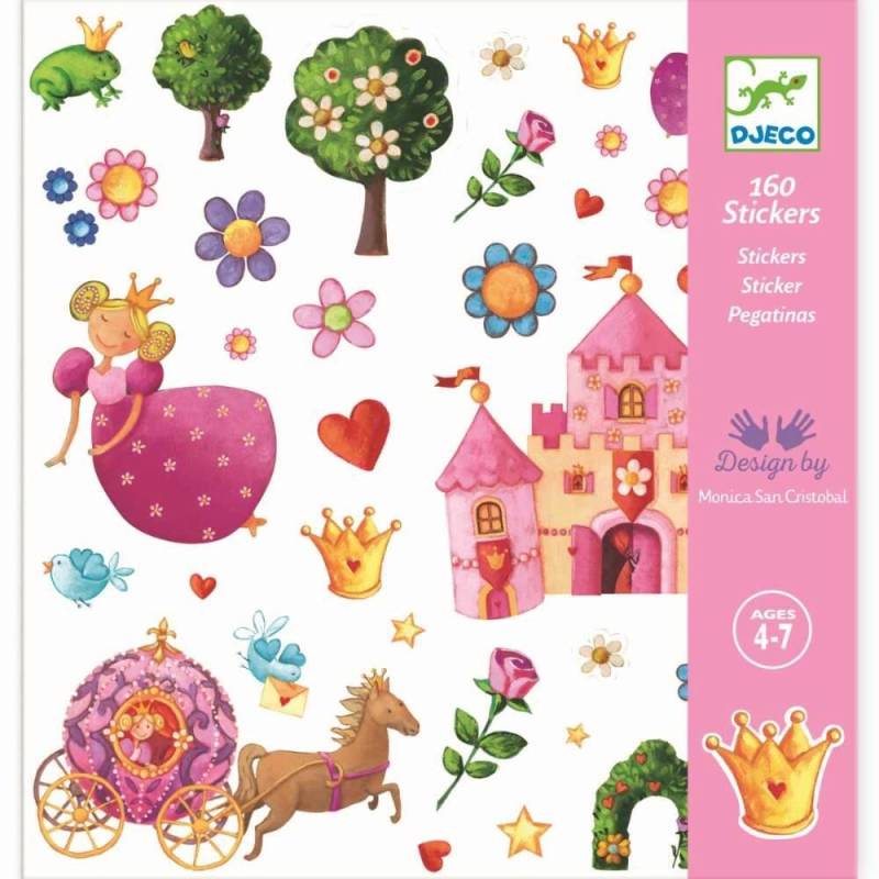 Djeco - Stickerset Prinzessin