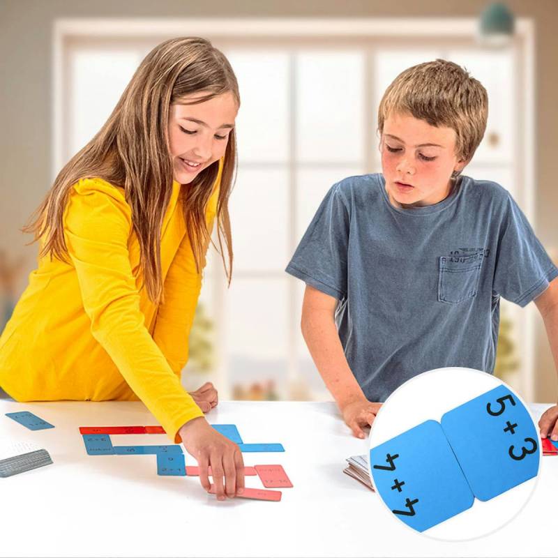 Domino Lernspiel Addieren und Subtrahieren, Grundschule