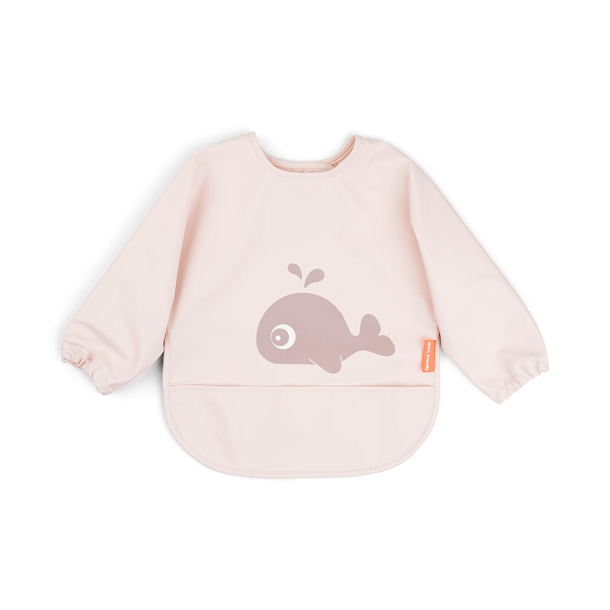 Done By Deer - Lätzchen m.Arm Rosa/Wal Done By Deer - Lätzchen m.Arm Rosa/Wal