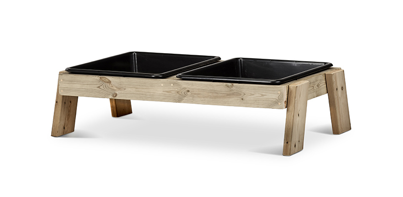 Doppelte Sand- und Wasserstation für BabysNEU Doppelte Sand- und Wasserstation für BabysNEU