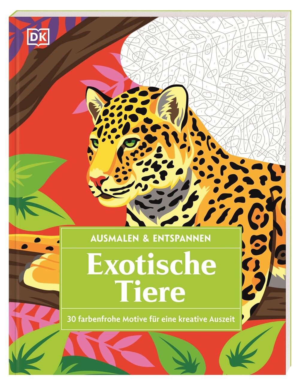 Dorling Kindersley Verlag - Ausmalen & Entspannen. Exotische Tiere