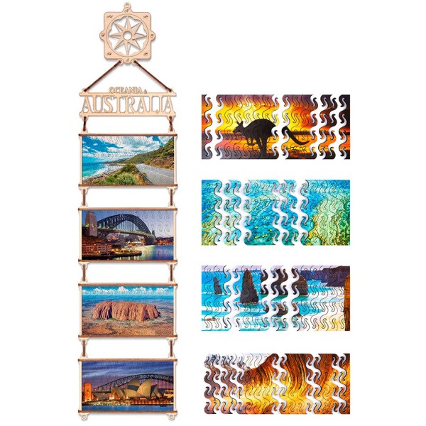 Double Sided Puzzle: Australien und Ozeanien Double Sided Puzzle: Australien und Ozeanien