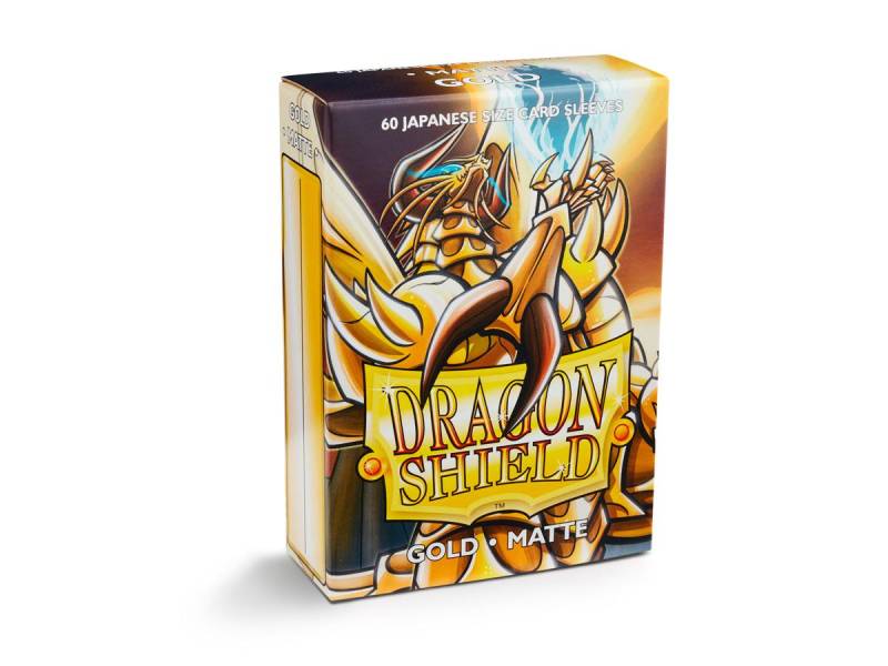 Dragon Shield Japanese Matte Gold 60 protective Sleeves Karten Hüllen 59x86 Dragon Shield Japanese Matte Gold 60 protective Sleeves Karten Hüllen 59x86