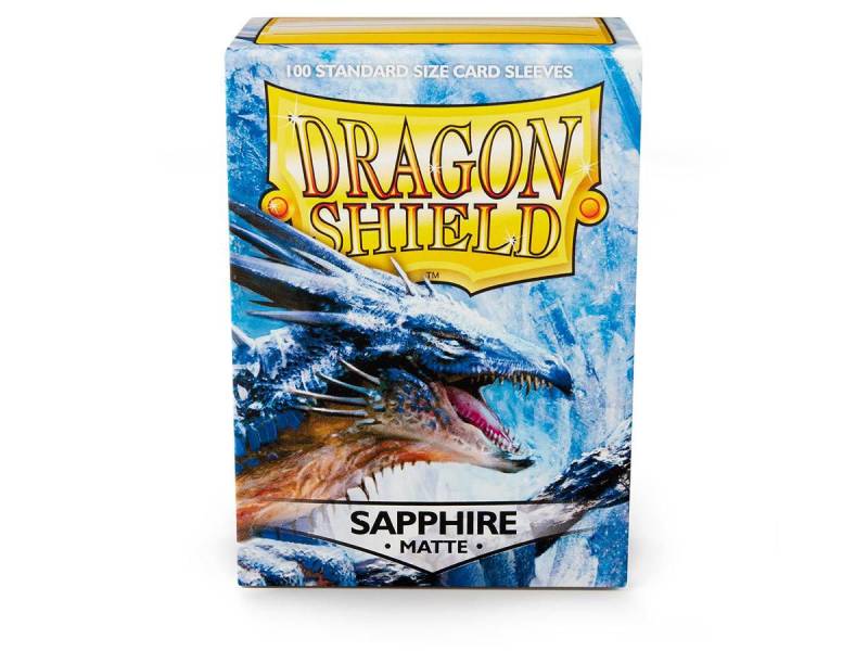 Dragon Shield Matte Sapphire 100 protective Sleeves Hüllen Standard ArcaneTinmen