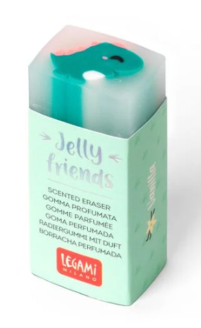 Duftendes Radiergummi - Jelly Friends Dino Roarr Dinosaurier mit Vanille-Duft Radierer, Anspitzer + Co.