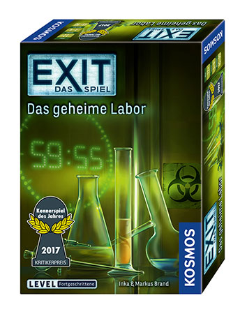 EXIT - Das Spiel - Das geheime Labor (Kennerspiel des Jahres 2017)