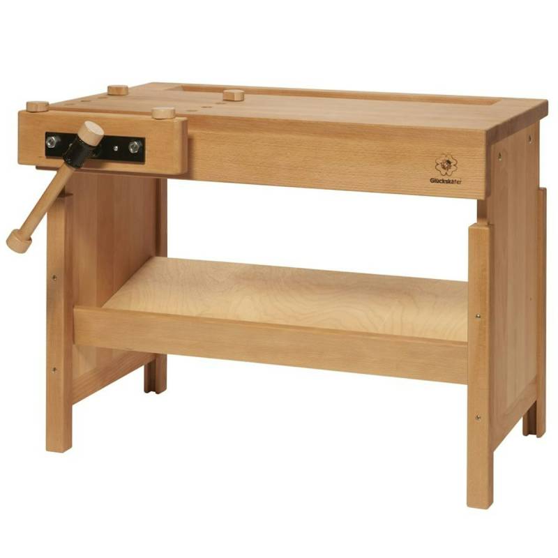 Echte Kinderwerkbank mit originaler Spannzwinge Echte Kinderwerkbank mit originaler Spannzwinge