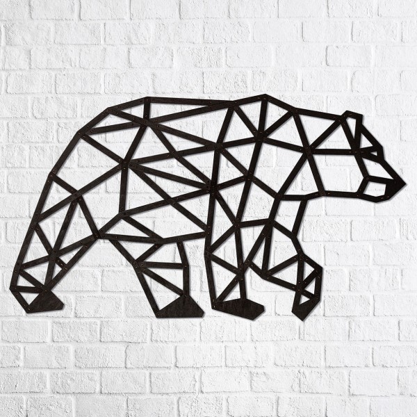 Eco Wood Art Holz-Wandpuzzle: Bär