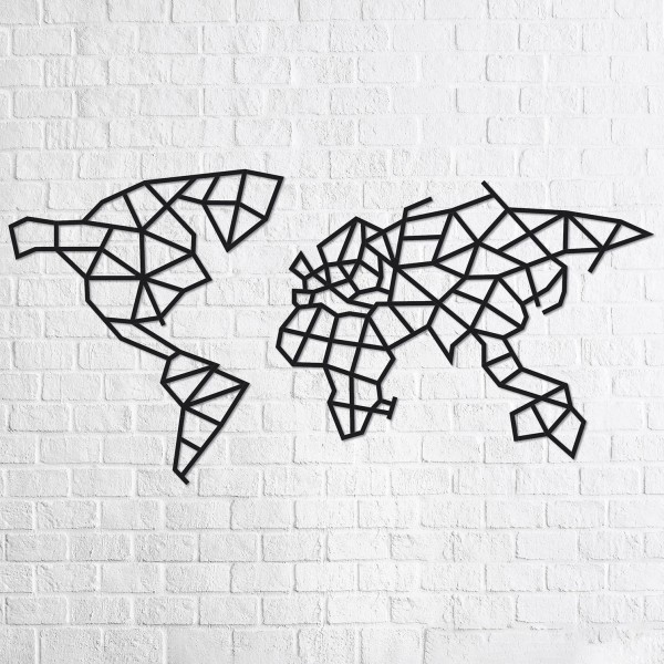 Eco Wood Art Holz-Wandpuzzle: Weltkarte Eco Wood Art Holz-Wandpuzzle: Weltkarte