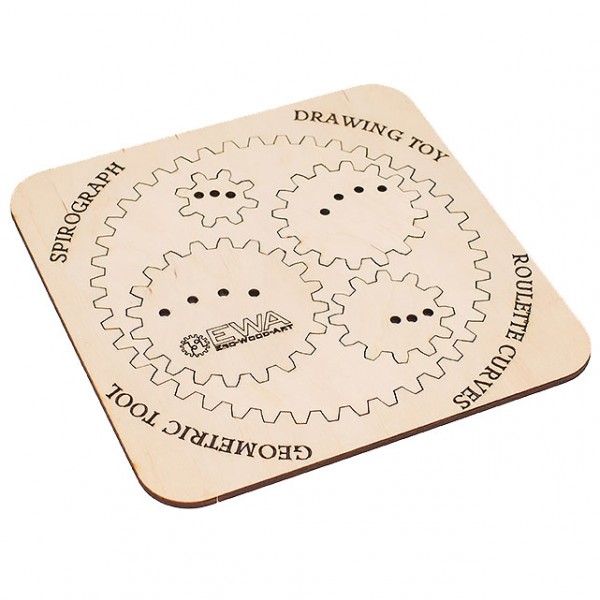 Eco Wood Art Wooden Models: Spirograph Eco Wood Art Wooden Models: Spirograph