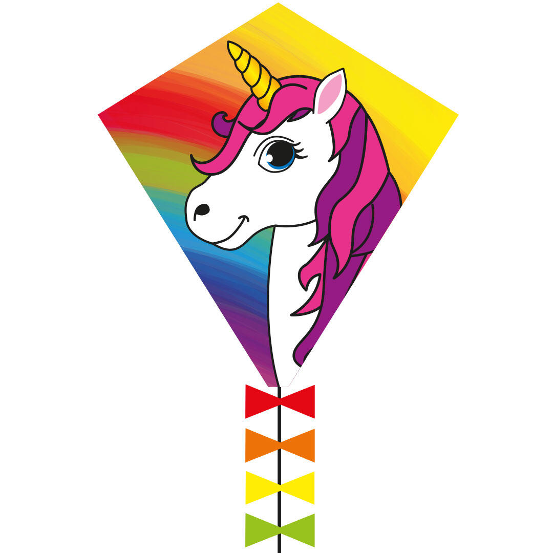 Ecoline - Eddy - Unicorn Kinderdrachen mit Drachenschwanz