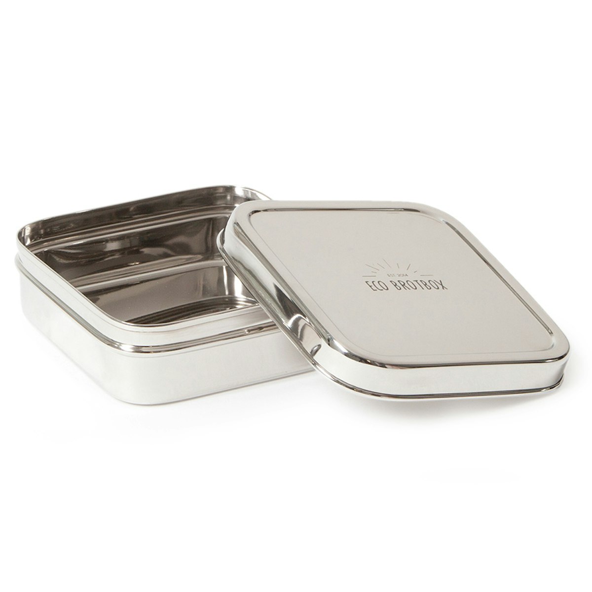 Edelstahl Brotbox Classic 0,5l 13 x 13 cm