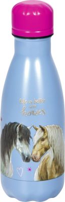 Edelstahlflasche - Pferdefreunde (ca. 0,4 l)