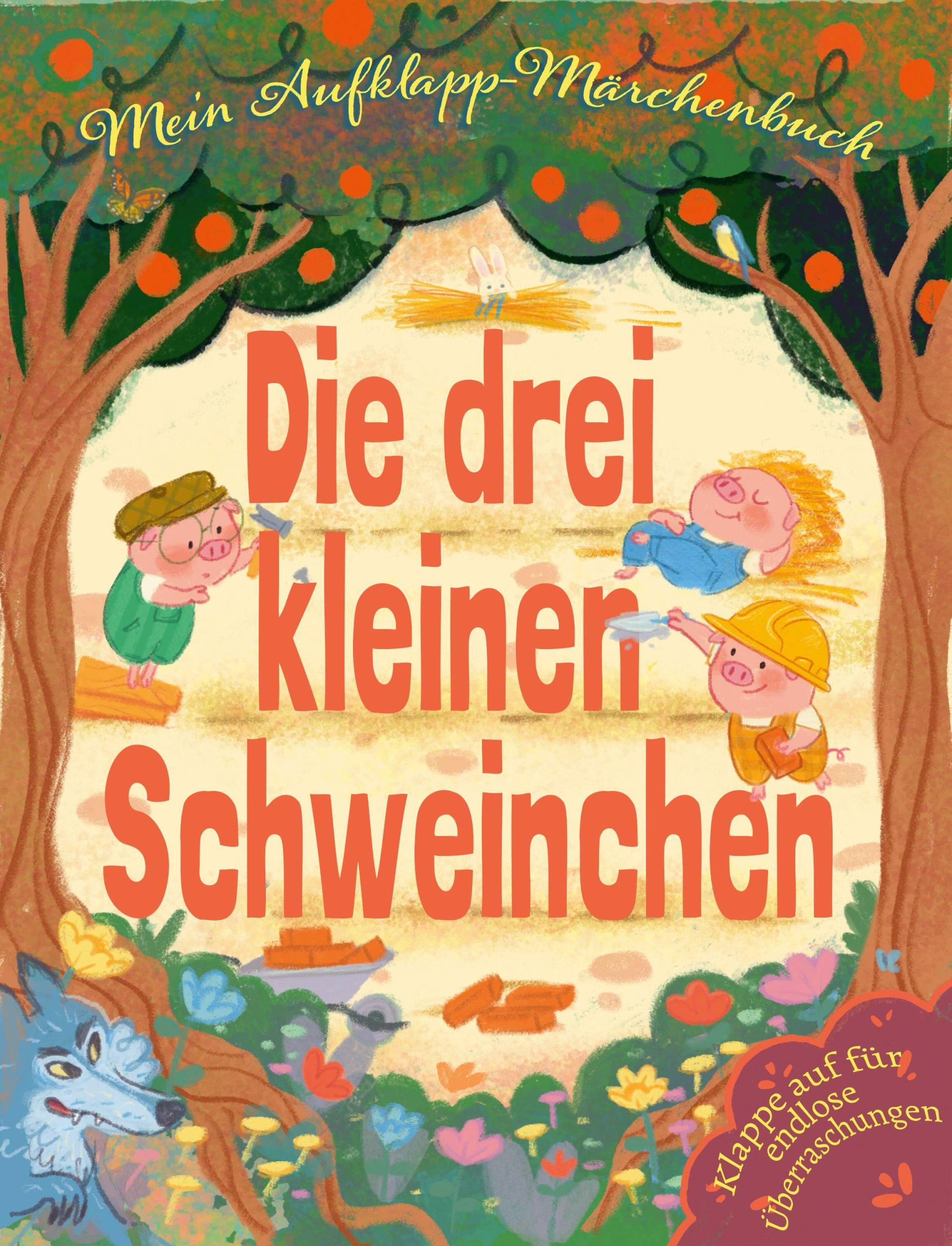 Edizioni White Star SrL - Mein Aufklapp-Märchenbuch Die drei kleinen Schweinchen Edizioni White Star SrL - Mein Aufklapp-Märchenbuch Die drei kleinen Schweinchen
