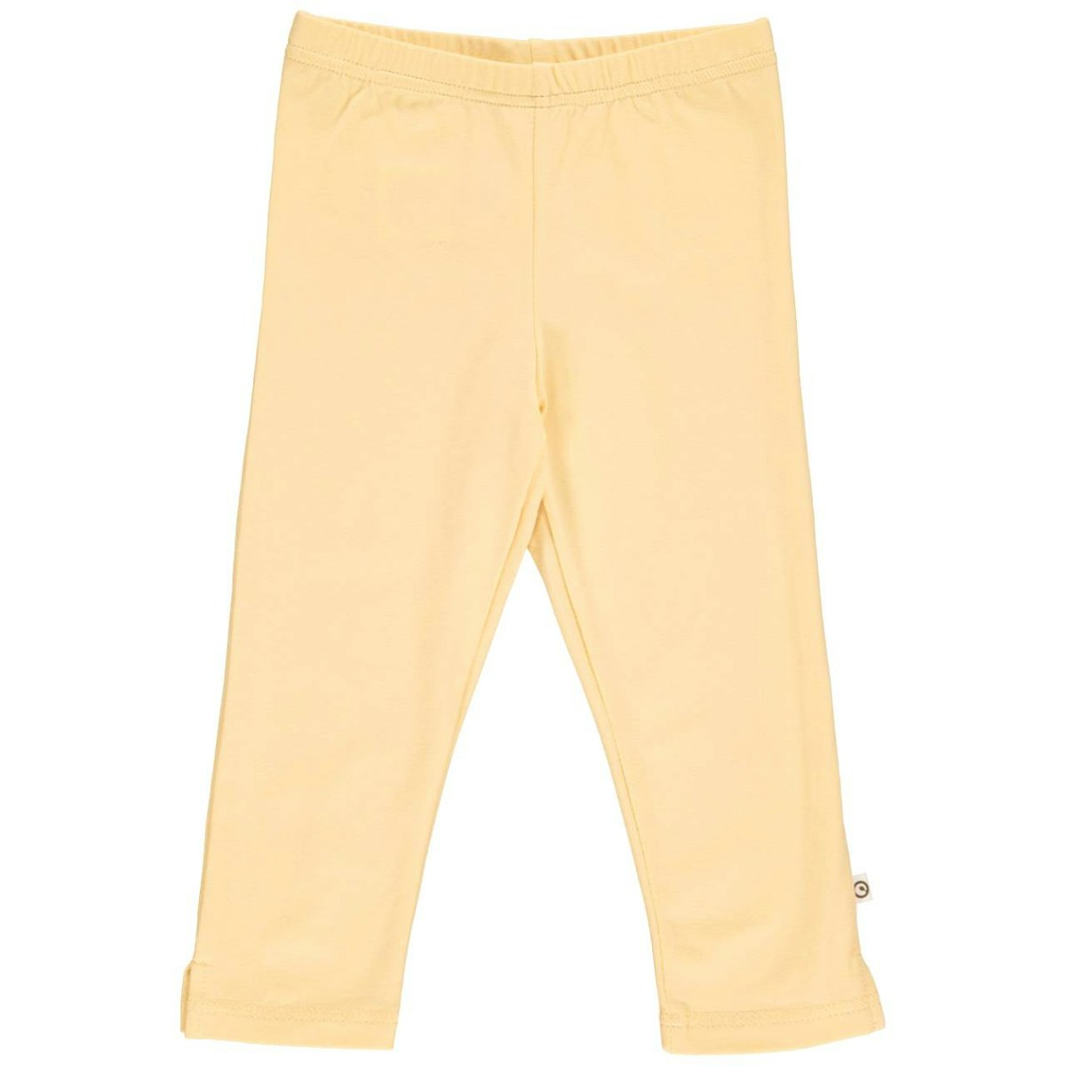 Edle 3/4 Leggings elastisch hellgelb 140