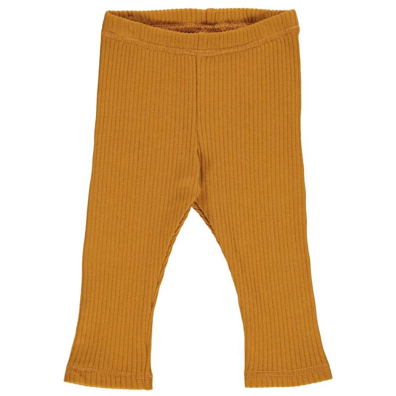 Edle Leggings Rippe braun 140