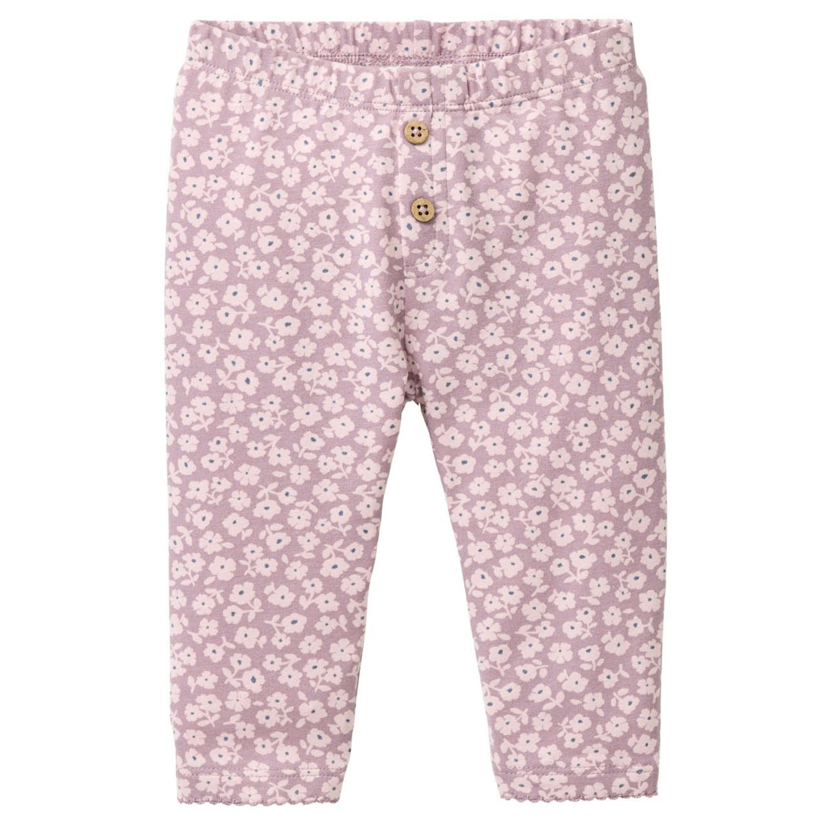 Edle Ripp Leggings Veilchen rosa 98