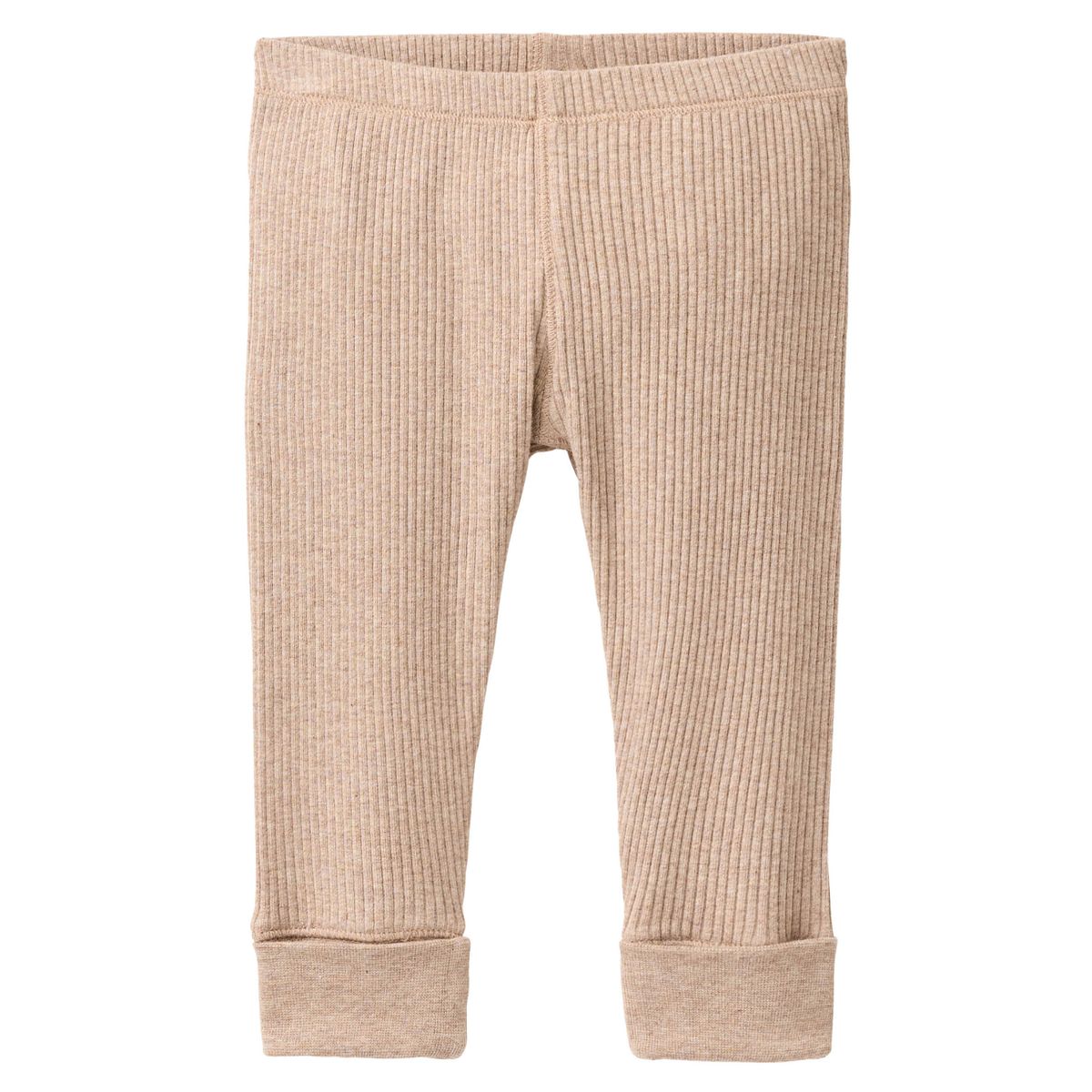 Edle Ripp Leggings beige 74/80