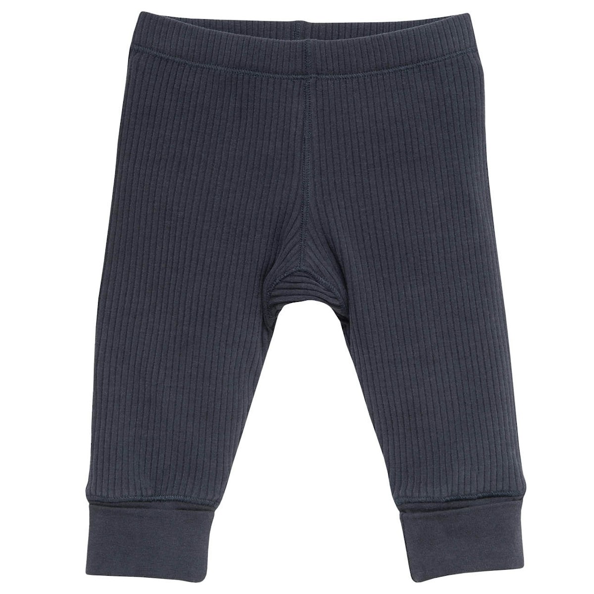 Edle Ripp Leggings dunkelblau 98