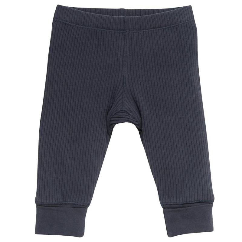 Edle Ripp Leggings dunkelblau 98