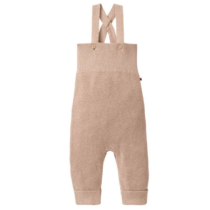 Edle Strick Latzhose beige meliert 86/92 Edle Strick Latzhose beige meliert 86/92