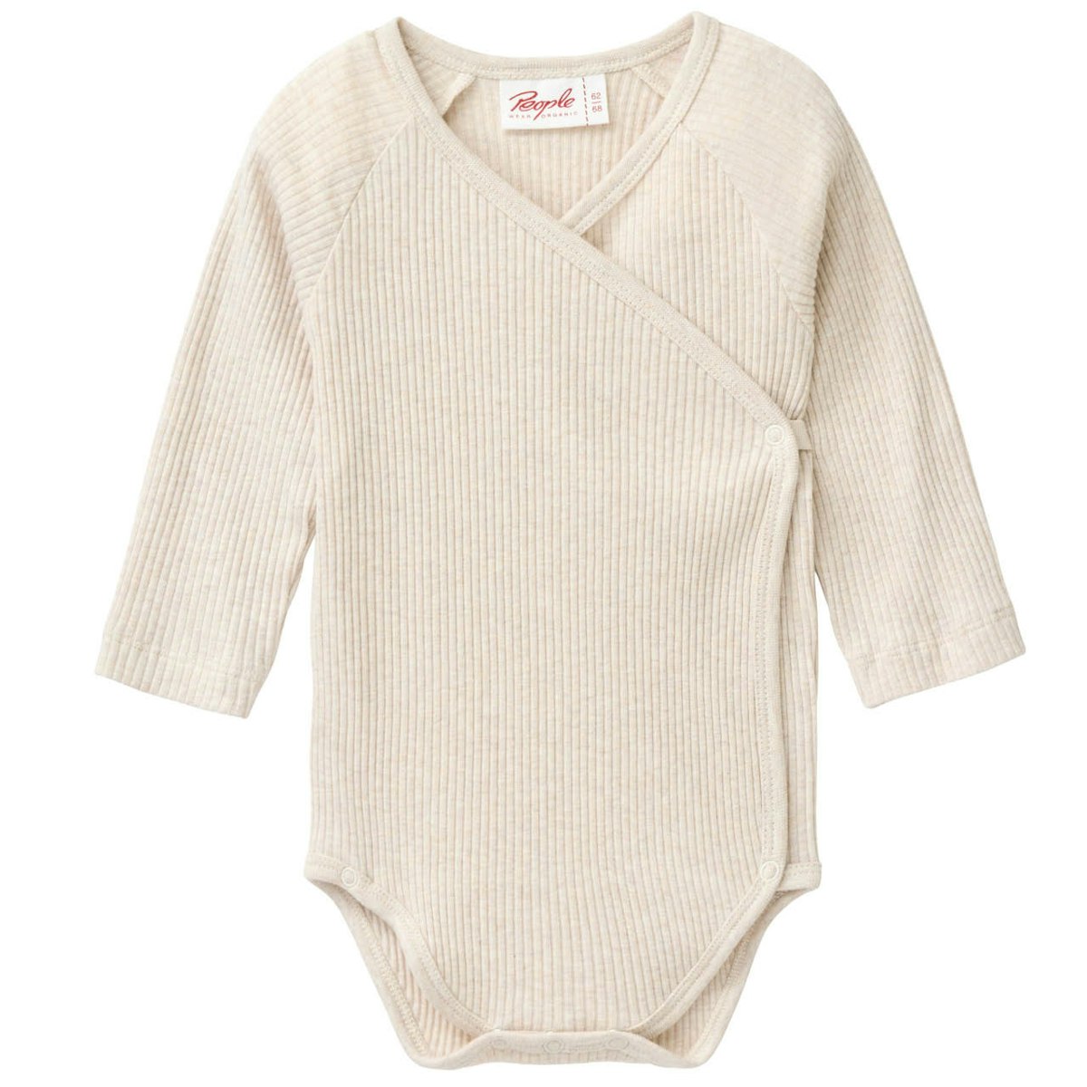 Edler Rippe Wickelbody sand 50/56