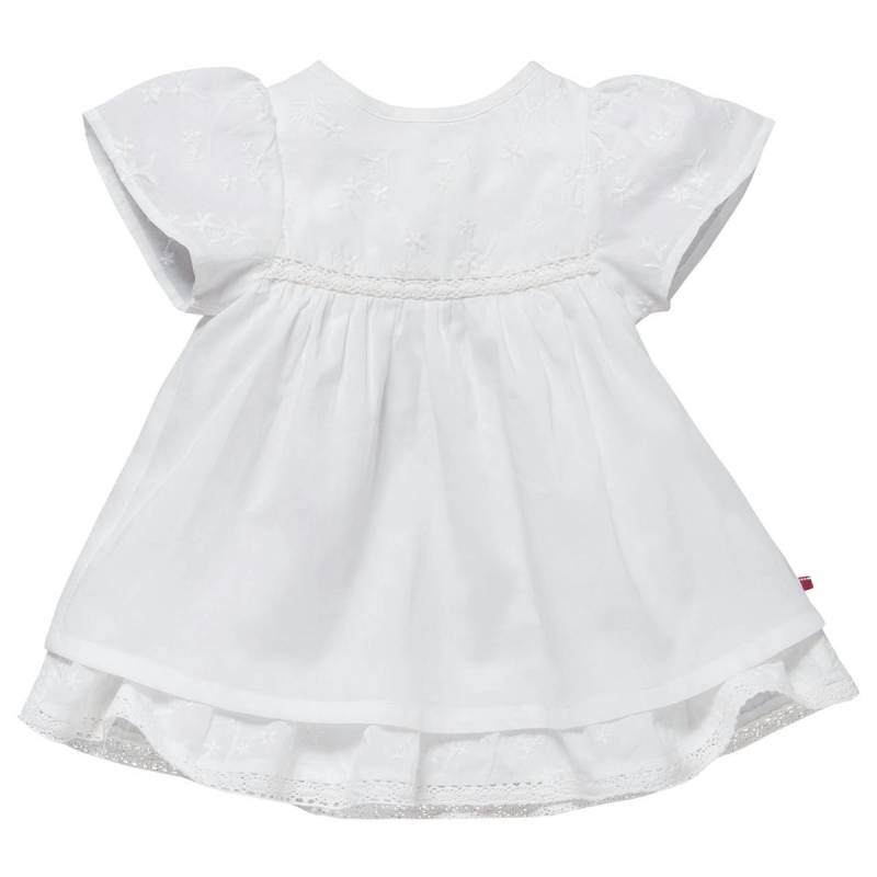 Edles Batist Kleid weiß 98 Edles Batist Kleid weiß 98