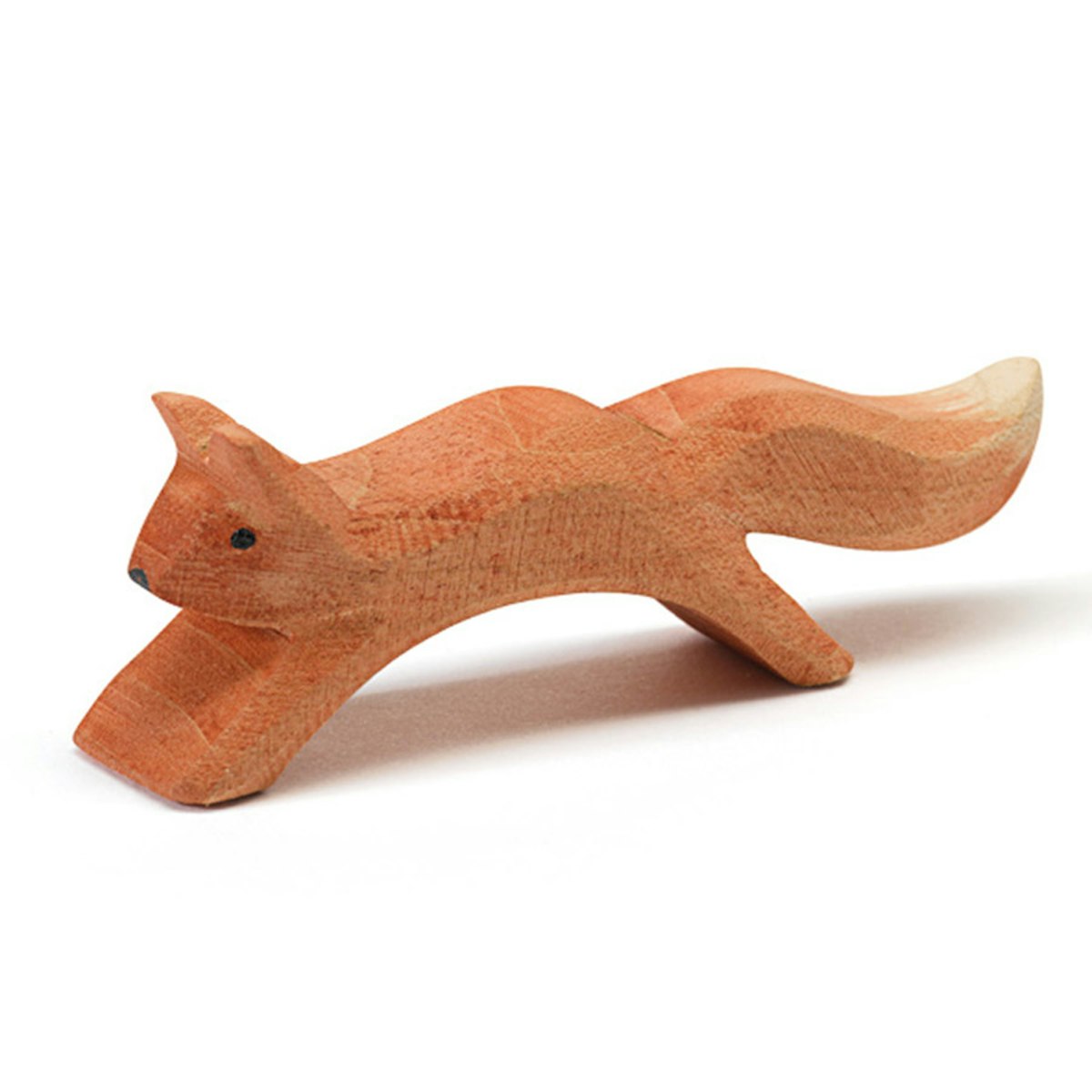 Eichhörnchen springend Holzfigur 3 cm hoch Eichhörnchen springend Holzfigur 3 cm hoch